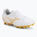 Detské futbalové kopačky Mizuno Monarcida Neo III Select FG white/mp gold