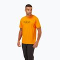 Pánske trekingové tričko Rab Stance Logo SS oranžové QCB-08-SUN-SML