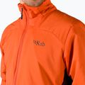 Pánska páperová bunda Rab Xenair Light oranžová QIO-98-FCR-SML 4