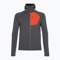 Pánska trekingová mikina Rab Superflux Hoody graphene/firecracker 5