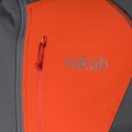 Pánska mikina Rab Superflux Hoody graphene/firecracker 7