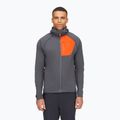 Pánska mikina Rab Superflux Hoody graphene/firecracker