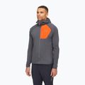 Pánska mikina Rab Superflux Hoody graphene/firecracker 2