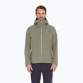 Bunda do dažďa pánska Rab Downpour Light light khaki