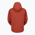 Pánska bunda do dažďa Rab Downpour Light tuscan red 3
