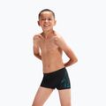 Speedo Hyper Boom Logo Placement Aquashort detské plavecké nohavice čierne 8-00315415190 5