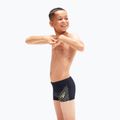 Speedo Medley Logo Aquashort detské plavecké nohavice námornícka modrá 8-1241006864 6