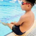 Speedo Medley Logo Aquashort detské plavecké nohavice námornícka modrá 8-1241006864 9