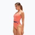 Speedo Dámske jednodielne plavky s pásom Deep U-Back oranžové 8-00307415485 5