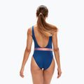 Speedo Dámske jednodielne plavky s pásom Deep U-Back námornícka modrá 8-00307415498 7