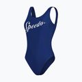 Jednodielne plavky Speedo Logo Deep U-Back navy blue 8-00307614518 4