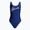 Jednodielne plavky Speedo Logo Deep U-Back navy blue 8-00307614518