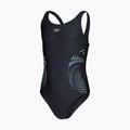 Speedo Plastisol Placement Muscleback detské jednodielne plavky čierne 8-0832414380 3