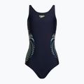 Speedo Plastisol Placement Muscleback detské jednodielne plavky čierne 8-0832414380