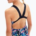 Speedo Digital Allover Leaderback detské jednodielne plavky modré/čierne 8-1237714743 6