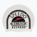 Speedo Silikónová čiapka s potlačou biela 8-0838514630