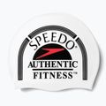 Speedo Silikónová čiapka s potlačou biela 8-0838514630 3