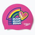 Detská čiapka Speedo Printed Silicone Junior ružová 8-0838614636 3