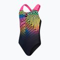 Detské jednodielne plavky Speedo Digital Placement Splashback black/lemon driz/flare pink/true cobalt 2