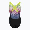 Detské jednodielne plavky Speedo Digital Placement Powerback black/pink 2