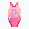 Detské jednodielne plavky Speedo Digital Printed bloominous pink/cupid coral