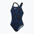 Dámske jednodielne plavky Speedo HyperBoom Allover Medalist black/true cobalt/curious blue 2