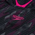 Dámske jednodielne plavky Speedo HyperBoom Allover Medalist black/electric pink/usa charcoal 4