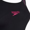 Dámske jednodielne plavky Speedo HyperBoom Splice Muscleback black/electric pink 3