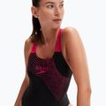 Jednodielne plavky Speedo Medley Logo One Piece black/electric pink 8