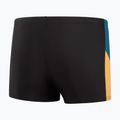 Pánske plavecké boxerky Speedo Dive black/dark teal/mandarin Peel 2