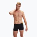 Pánske plavecké boxerky Speedo Hyper Boom Splice black/lemon drizzle 4