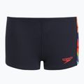 Detské plavecké boxerky Speedo Digital Panel Aquashort true navy/watermelon/bitter lime