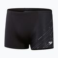 Pánske plavecké boxerky Speedo Hyperboom V-Cut black/usa charcoal/white