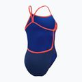 Dámske jednodielne plavky Speedo Placement Digital Vback  cerulean blue/true cobalt/watermelon/white 3