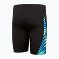 Pánske plavky Jammer Speedo Allover Digital V-Cut black/true cobalt 2