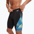 Pánske plavky Jammer Speedo Allover Digital V-Cut black/true cobalt 7