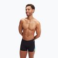 Pánske plavecké boxerky Speedo Allover Digital V-Cut Aquashort black/true cobalt 5