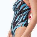 Jednodielne plavky Speedo Allover Digital Lattice Tie-Back black/picton blue/siren red 6