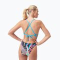 Jednodielne plavky Speedo Allover Digital Tie Back black/matcha green/siren red 5