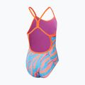 Detské jednodielne plavky Speedo Allover Digital Vback kiki pink/picton blue/siren red 2
