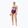 Jednodielne plavky Speedo Digital Printed Medalist plum dandy/siren red/nectarine/picton 6