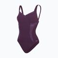 Jednodielne plavky Speedo Shaping Printed LunaElustre One Piece plum dandy