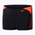 Plávacie boxerky detské Speedo HyperBoom Splice Aquashort black/siren red