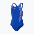 Detské jednodielne plavky Speedo HyperBoom Splice Muscleback true cobalt/siren red/picton blue