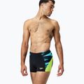 Pánska plavecké boxerky Speedo Endurance+ MAX Splice Aquashort black/hyper yellow 3