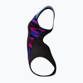 Dámske jednodielne plavky Speedo Placement Laneback zoom boom placement/speedo black 5