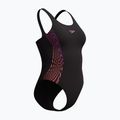 Dámske jednodielne plavky Speedo Placement Muscleback neon violet 4