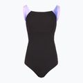 Dámske jednodielne plavky Speedo Shaping LunaLustre Printed neon violet