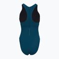 Dámske jednodielne plavky Speedo Racer Zip with Built in Swim Bra dark teal 2