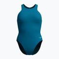 Dámske jednodielne plavky Speedo Racer Zip with Built in Swim Bra dark teal 7